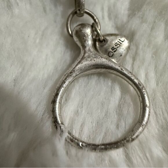 FOSSIL BRAIDED BLUE BEAD BRACELET WITH TOGGLE CLASP – 7.5” - Picture 8 of 17